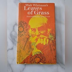 Walt Whitman Leaves of Grass Illustrated Hardcover Vintage Hallmark Edition